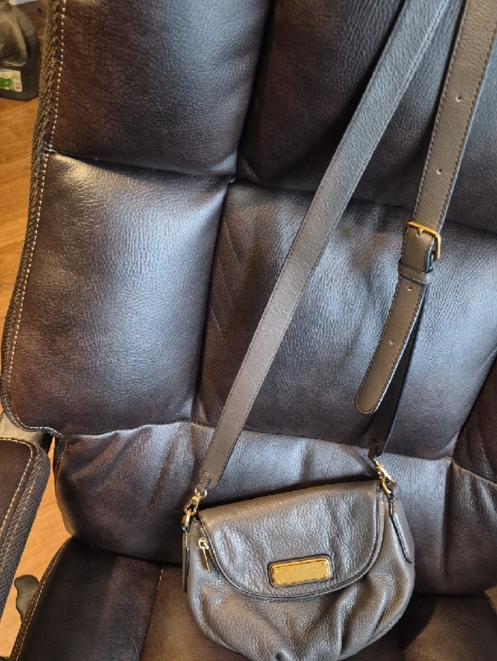 Marc Jacobs Classic Q Natasha Mini Crossbody grey leather - Picture 5 of 7